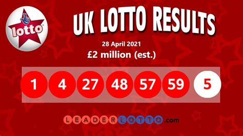 uk lotto draw history